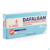 DAFALGAN 80MG (Paracetamol-Fieberzäpfchen)
