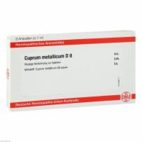 CUPRUM METALLICUM D 8 Ampullen
