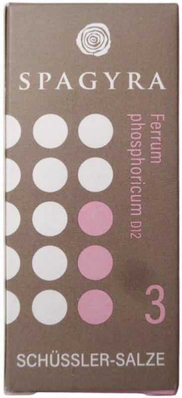 SCHÜSSLER NR.3 Ferrum phosphoricum D 12 Globuli