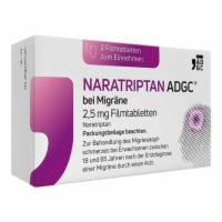 NARATRIPTAN ADGC bei Migräne 2,5 mg Filmtabletten