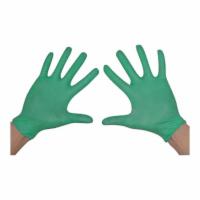HANDSCHUHE Einmal Nitril Bio M grün